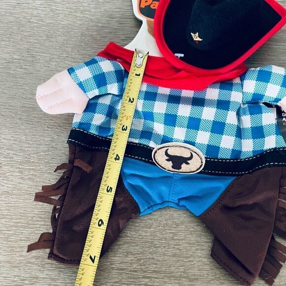 Halloween Cowboy Dog Pet Costume XS/S - Picture 3 of 5